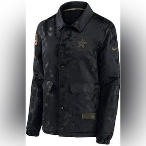 COWBOYS Salute To Service Jacket Black Digital Camo- MEDIUM